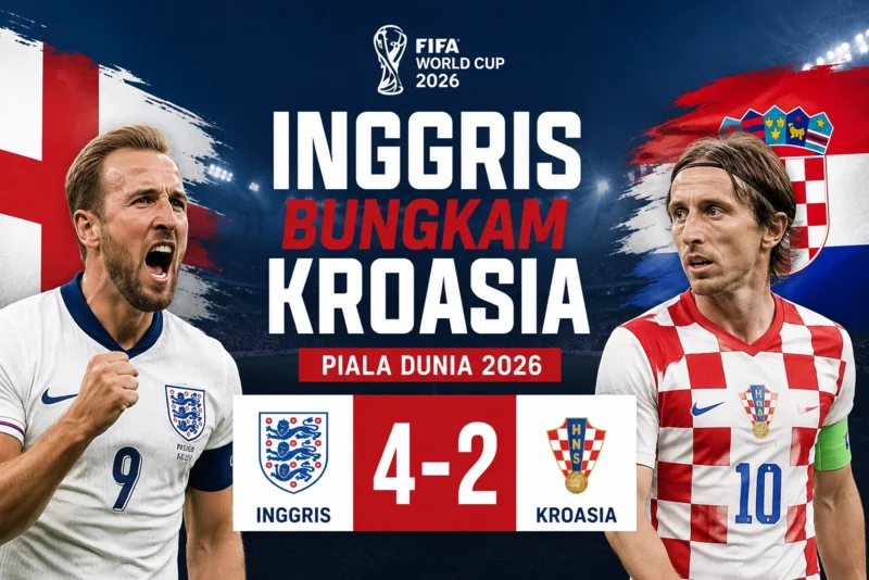 Inggris Bungkam Kroasia 4-2 di Piala Dunia 2026.webp